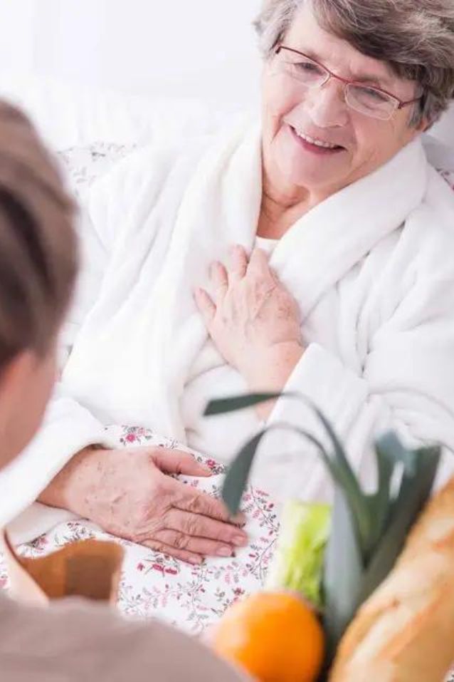 elderly receiving care